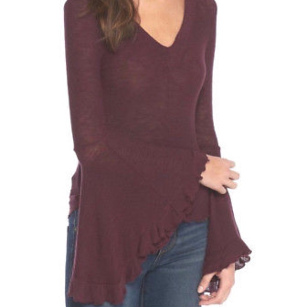 NWT Free People Bell Sleeve Sweater